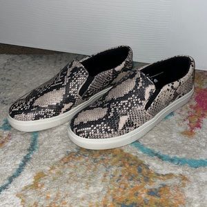 a new day Snakeskin Print Slip Ons